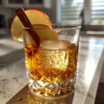 Autumn Spice Old Fashioned with Apple and Cinnamon