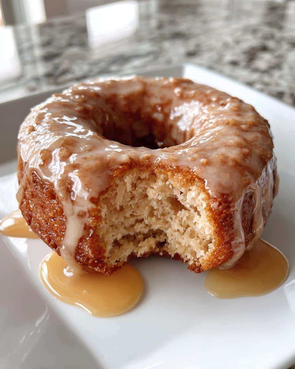 Baked Apple Cider Donuts with Brown Butter Glaze - detail 1