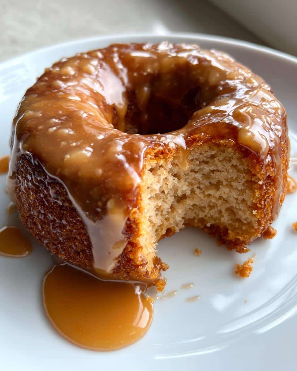 Baked Apple Cider Donuts with Brown Butter Glaze - detail 2