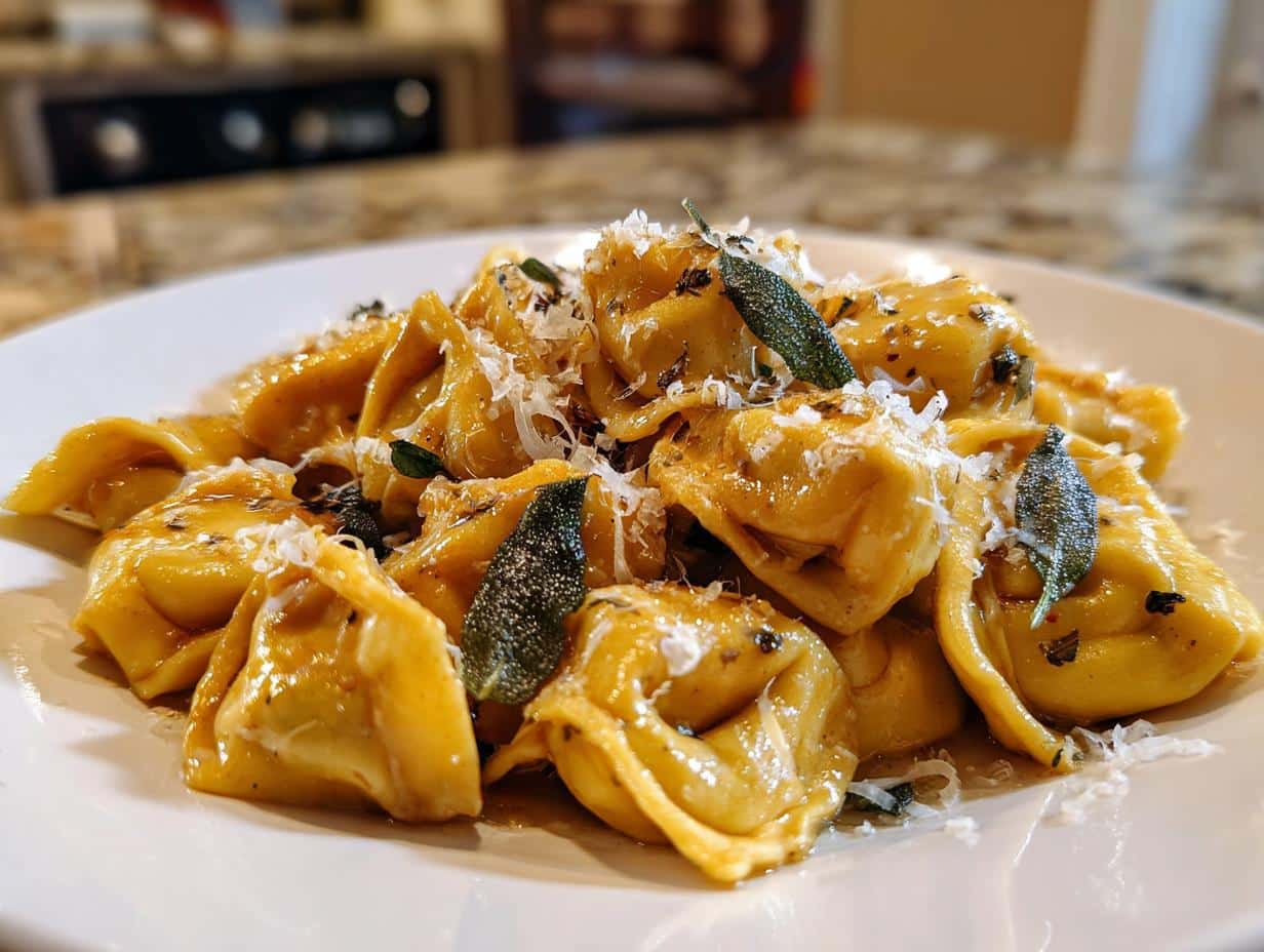 Amazing Brown Butter Pumpkin Tortellini in Just 15 Minutes