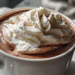 Chai Spiced Hot Chocolate with Whipped Cream