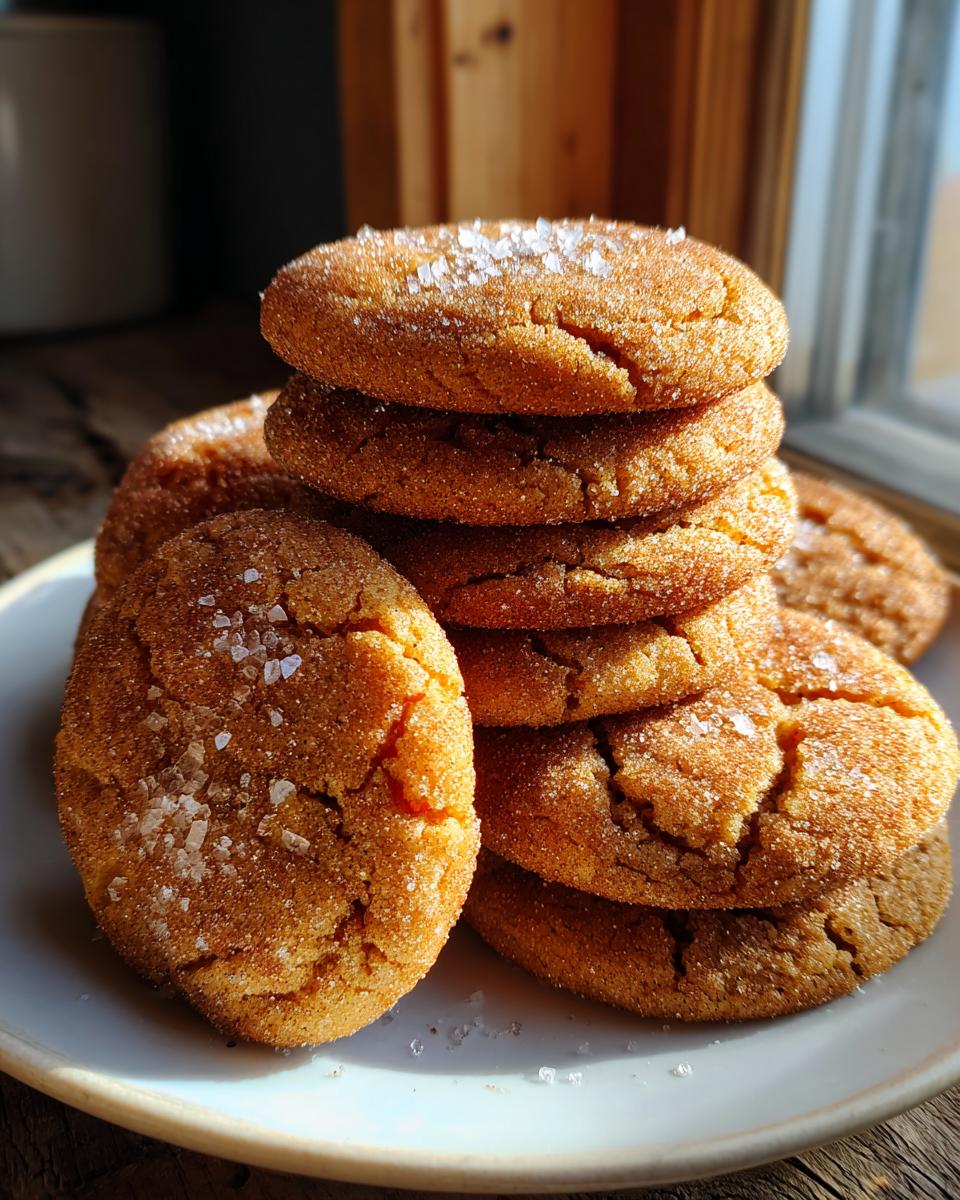Chewy Brown Butter Snickerdoodles with Sea Salt - detail 1