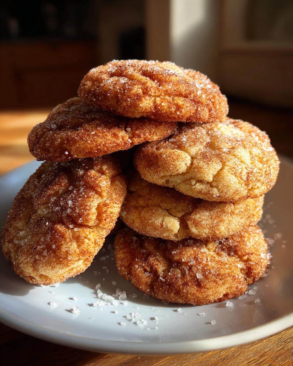 Chewy Brown Butter Snickerdoodles with Sea Salt - detail 2