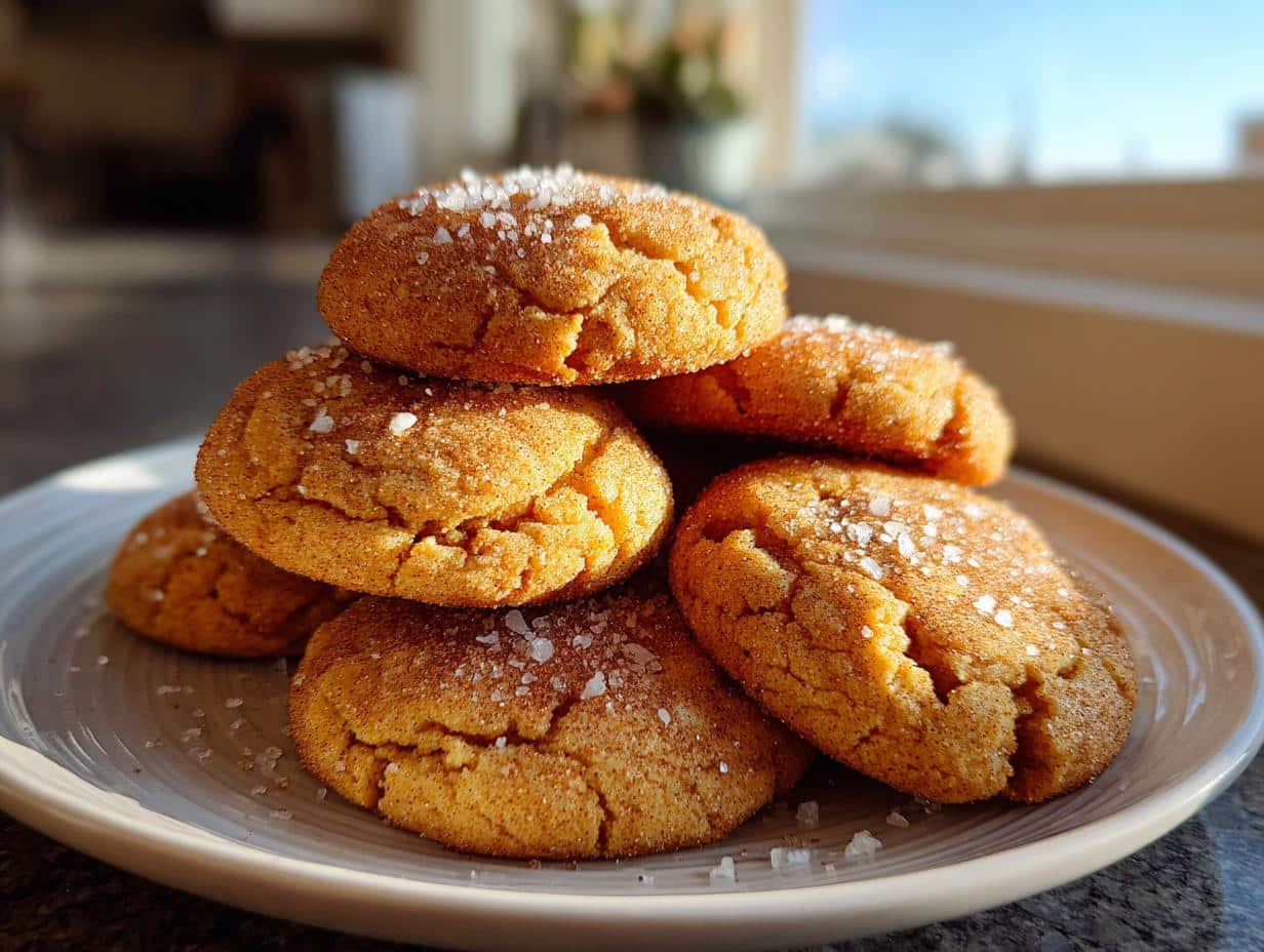 Irresistible Chewy Brown Butter Snickerdoodles with Sea Salt