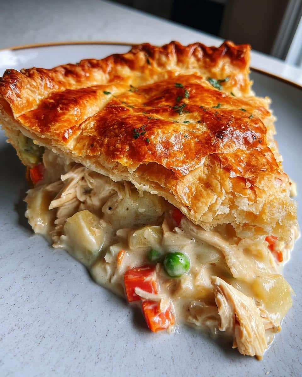 Classic Chicken Pot Pie with Flaky Homemade Crust - detail 4