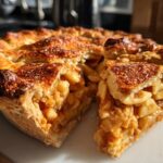 Classic Double-Crust Apple Pie with Cinnamon and Nutmeg