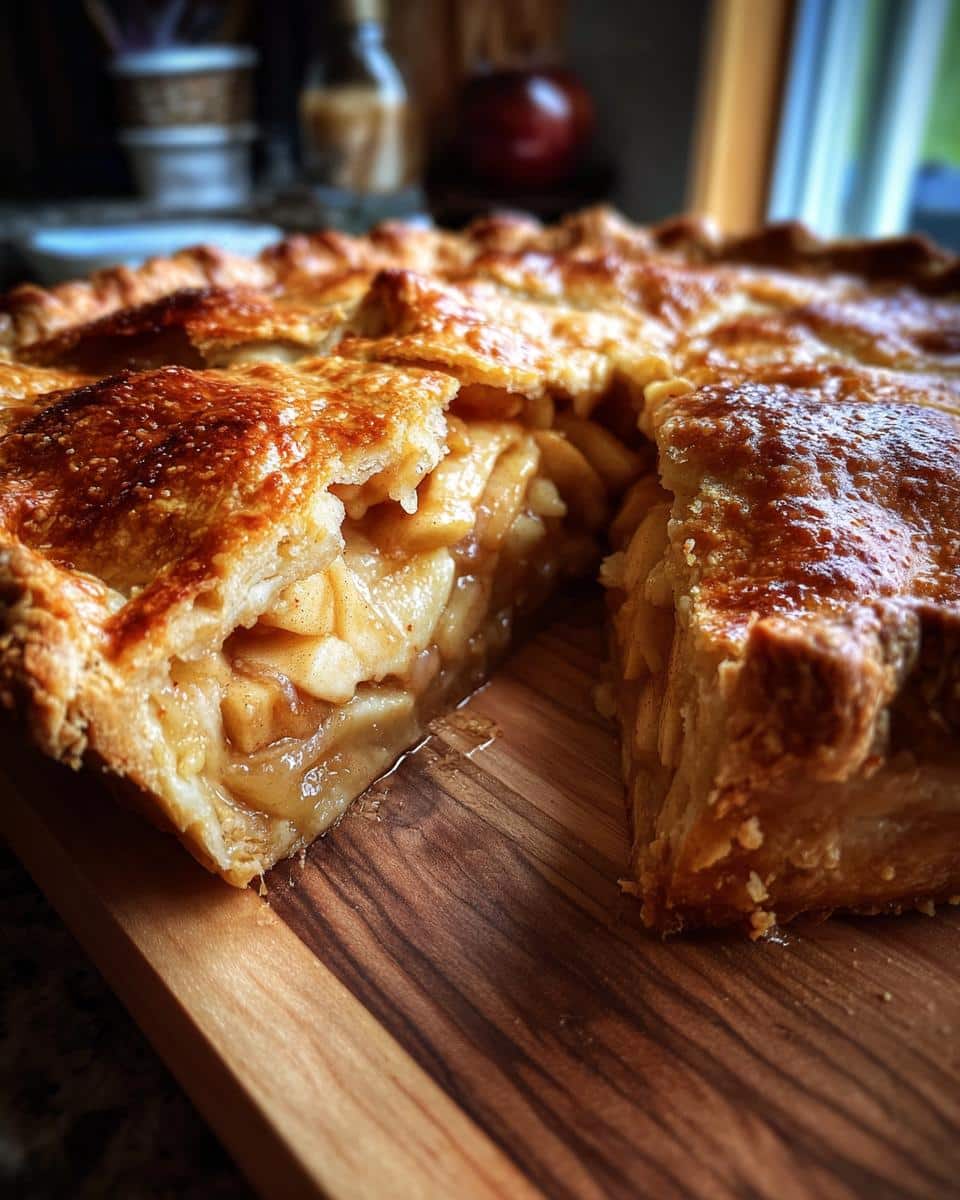 Classic Double-Crust Apple Pie with Cinnamon and Nutmeg - detail 3