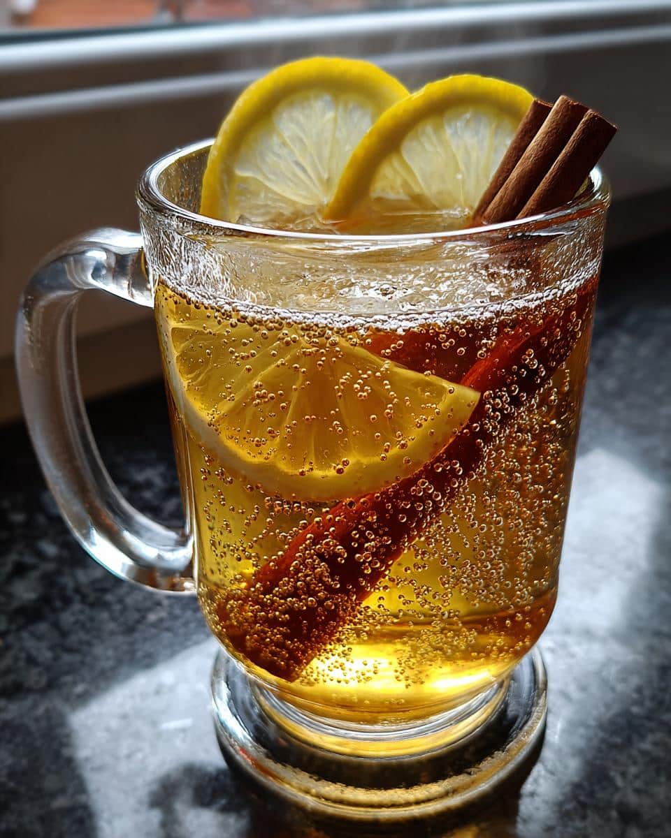 Classic Hot Toddy with Whiskey, Honey, and Lemon - detail 1