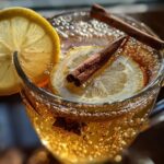 Classic Hot Toddy with Whiskey, Honey, and Lemon