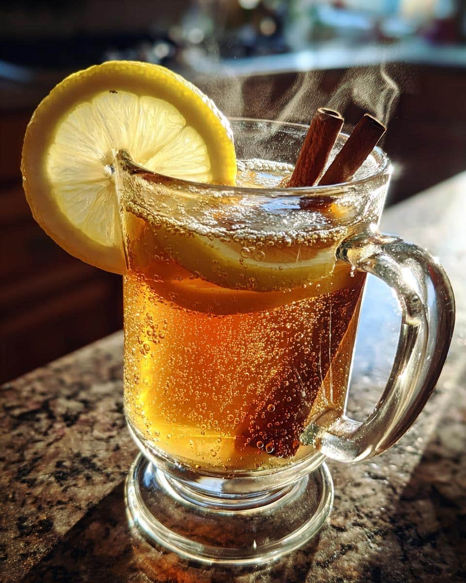 Classic Hot Toddy with Whiskey, Honey, and Lemon - detail 2