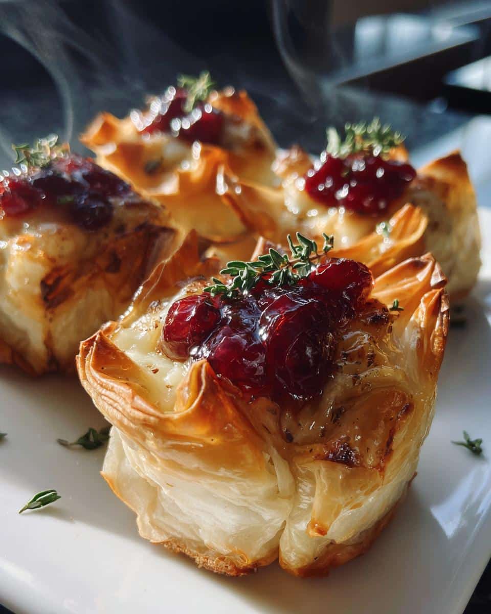 Cranberry Brie Bites in Phyllo Cups - detail 1