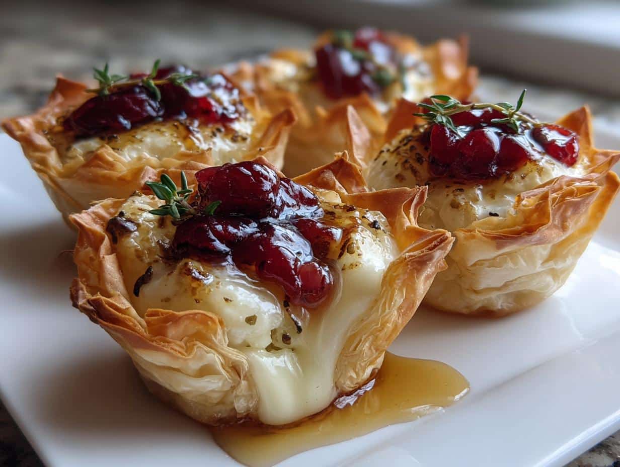 20-Minute Cranberry Brie Bites That’ll Wow Your Guests