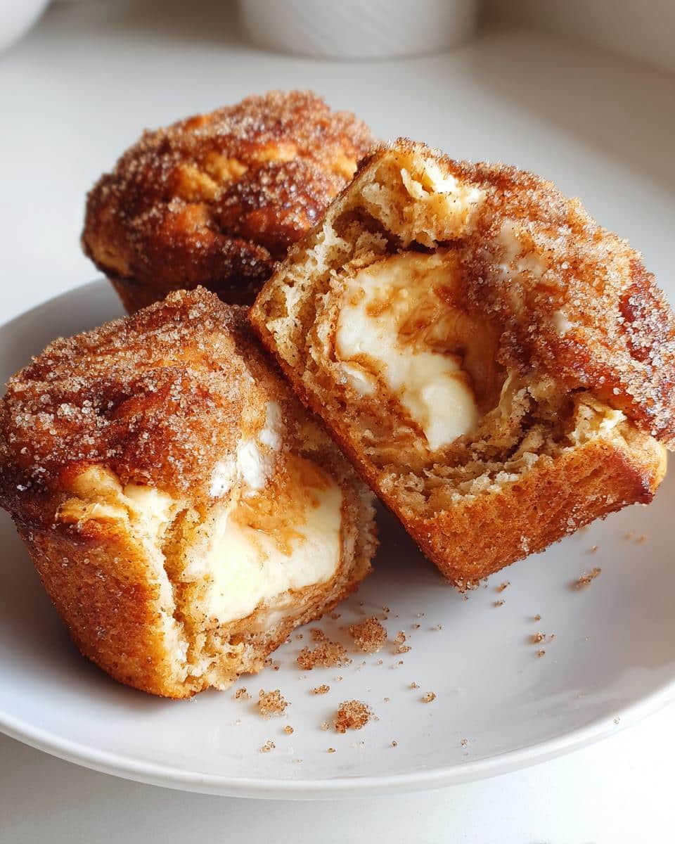 Double Pumpkin Cream Cheese Muffins with Cinnamon Sugar - detail 1