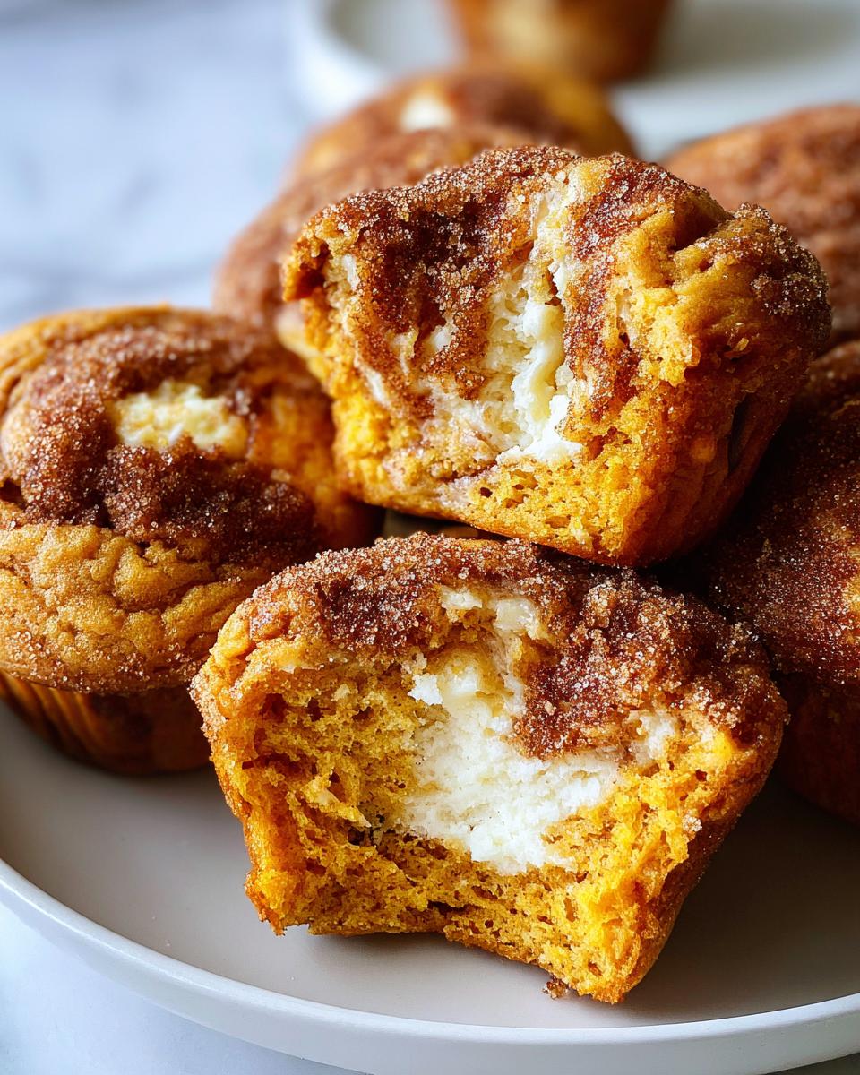Double Pumpkin Cream Cheese Muffins with Cinnamon Sugar - detail 2