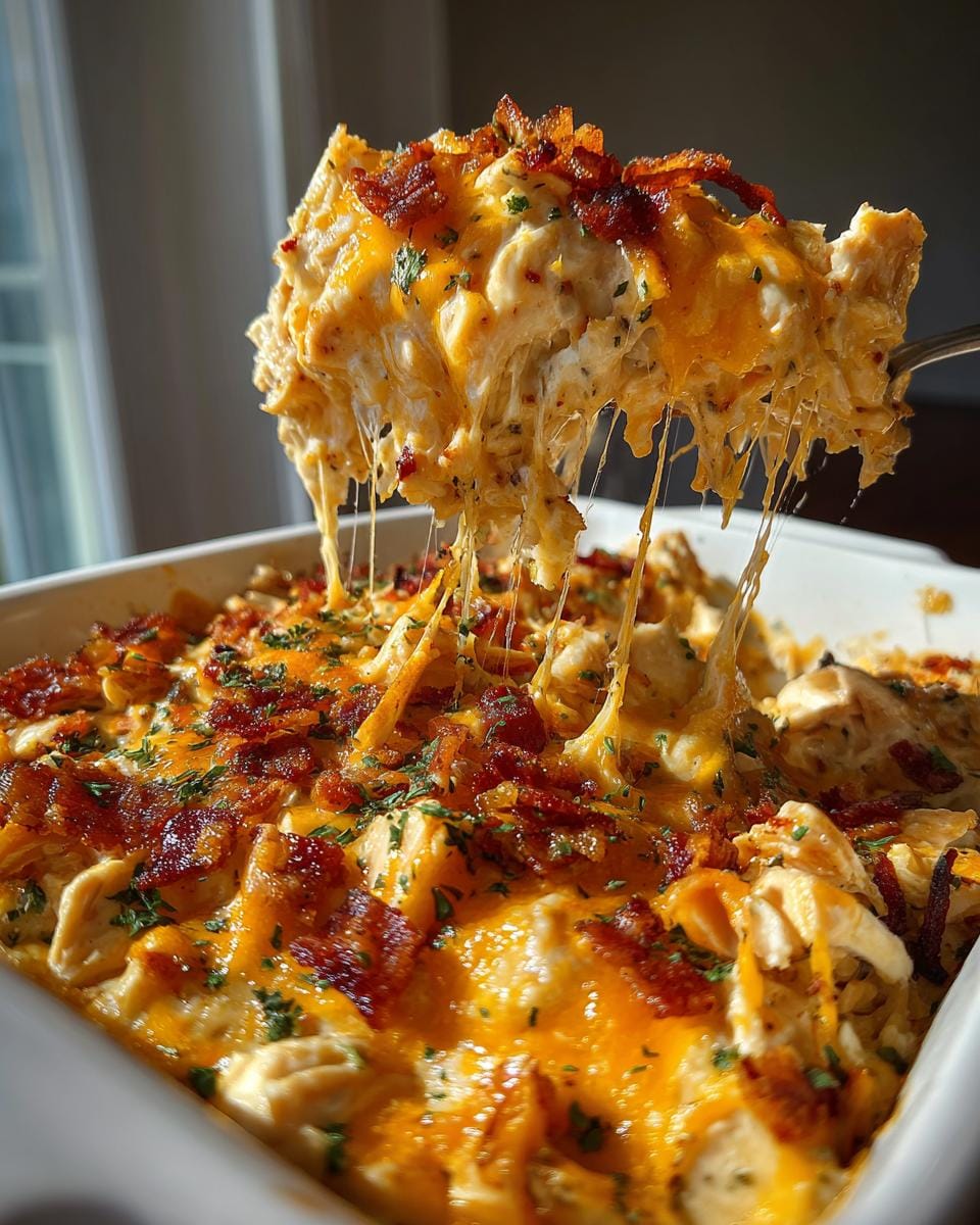 Easy Chicken Bacon Ranch Casserole. - detail 1