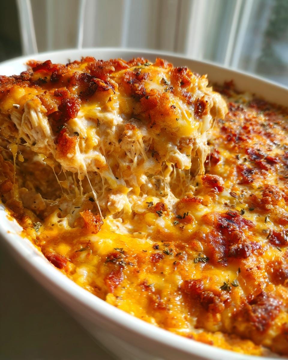 Easy Chicken Bacon Ranch Casserole. - detail 3