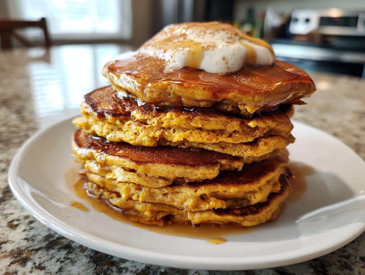 25-Minute Fluffy Pumpkin Spice Pancakes You’ll Crave Forever