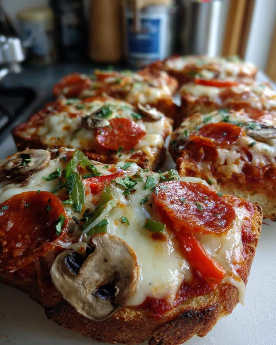 French Bread Pizza - detail 2