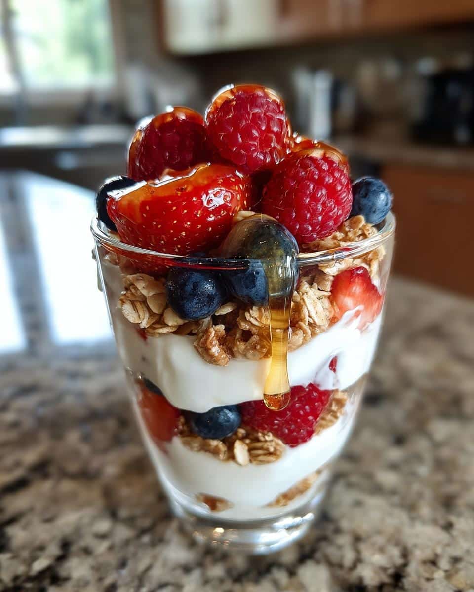 Fruit and Yogurt Parfait. - detail 1