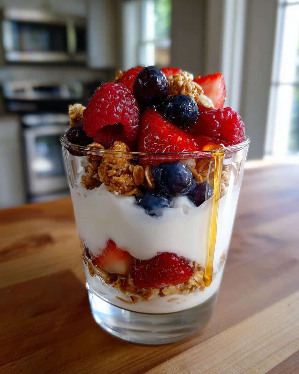 Fruit and Yogurt Parfait. - detail 2