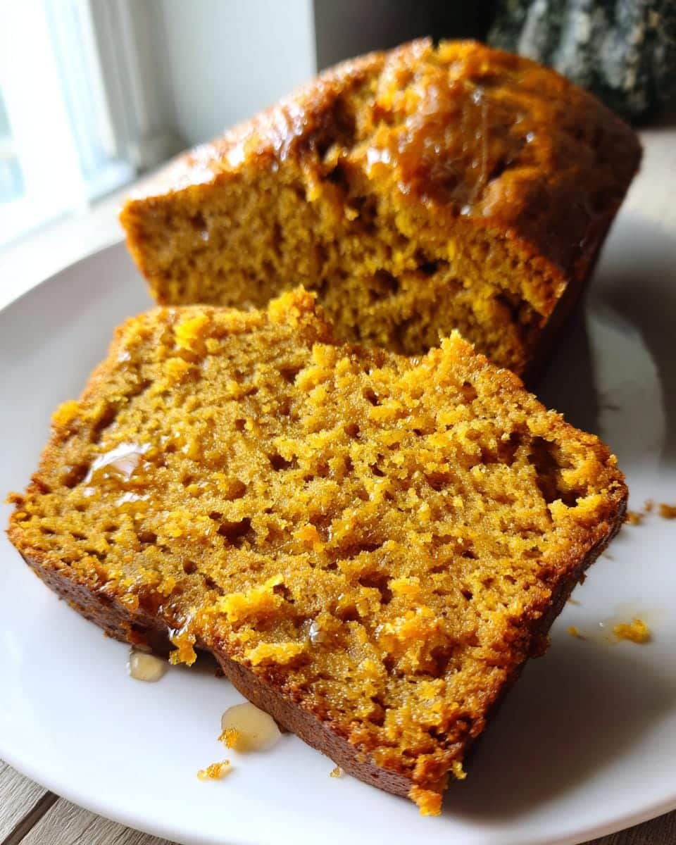 Gluten Free Soft Pumpkin Bread. - detail 2