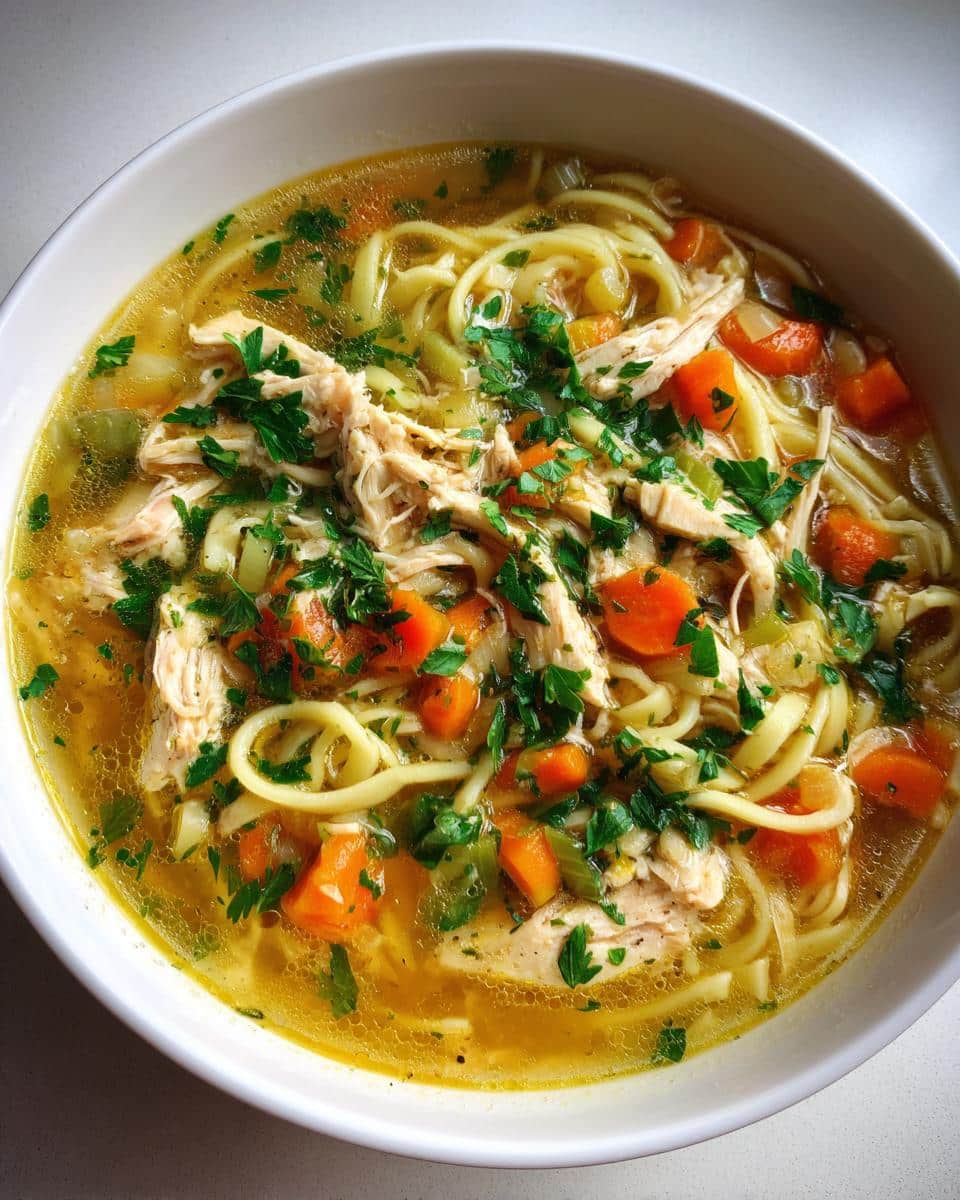 Grandma's Homestyle Chicken Noodle Soup from Scratch - detail 2