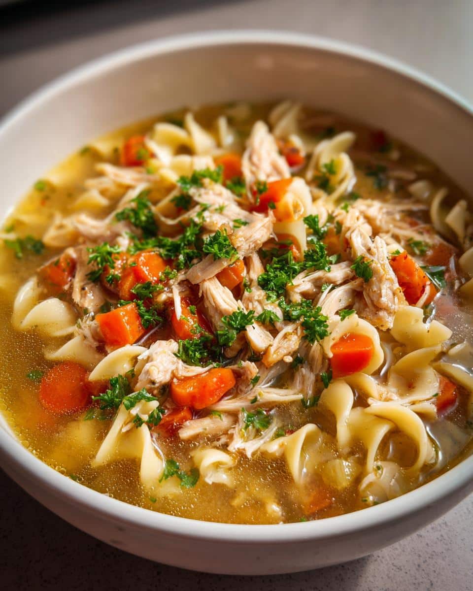 Grandma's Homestyle Chicken Noodle Soup from Scratch - detail 3