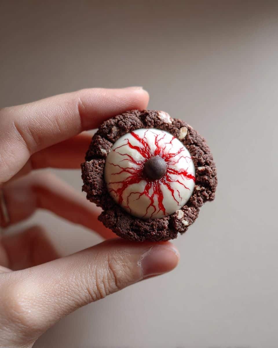 Halloween Eyeball No-Bake Cookies. - detail 1