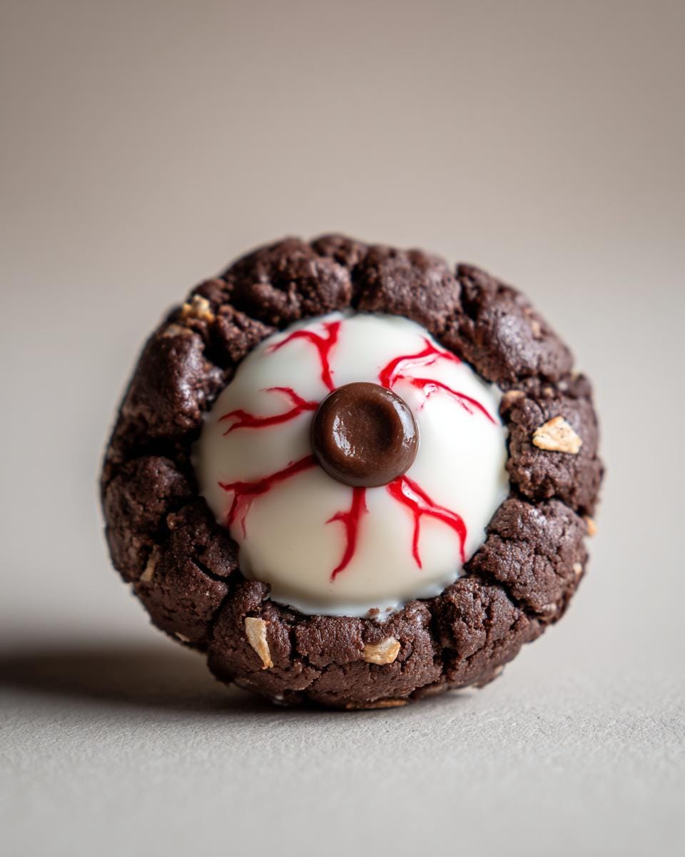 Halloween Eyeball No-Bake Cookies. - detail 2