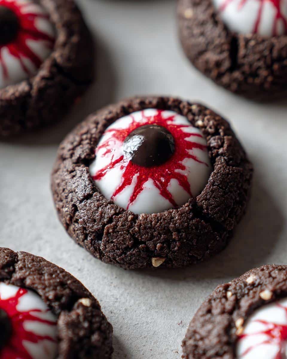Halloween Eyeball No-Bake Cookies. - detail 3