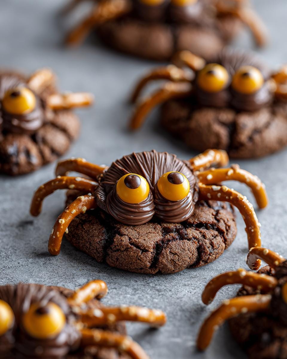Halloween Spider Cookies. - detail 3
