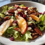 Harvest Salad with Apples, Pecans, and Maple Vinaigrette