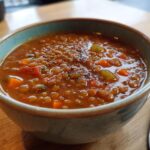 Hearty Lentil and Vegetable Soup with Smoked Paprika