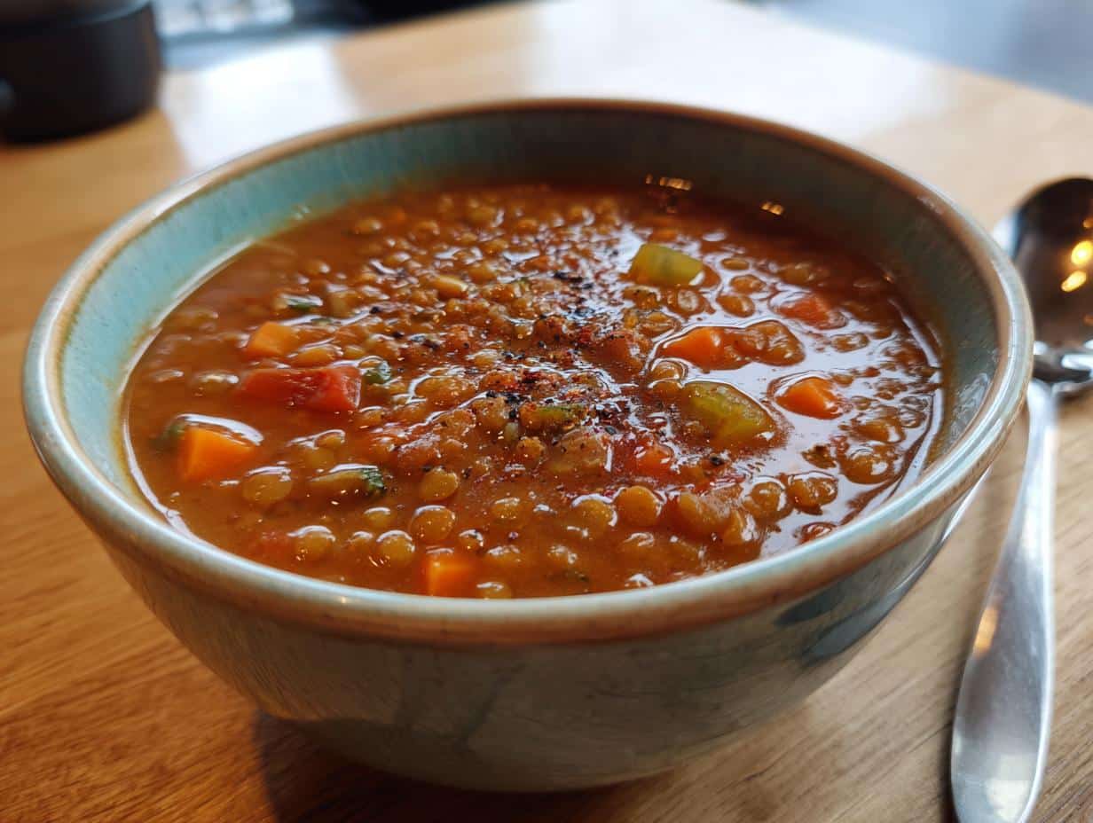 Hearty Lentil Soup Recipe: 1 Smoky Bowl of Comfort You Need