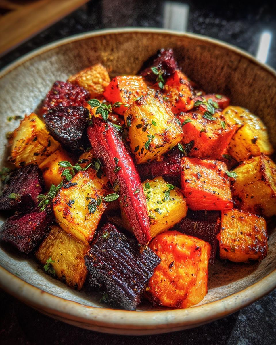 Honey Roasted Root Vegetables with Thyme - detail 1