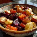 Honey Roasted Root Vegetables with Thyme