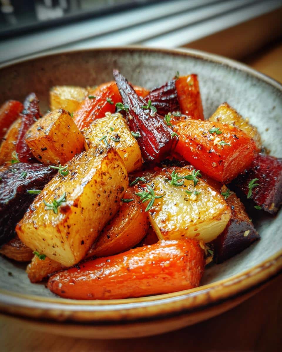 Honey Roasted Root Vegetables with Thyme - detail 2