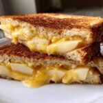 Honeycrisp Apple and Cheddar Grilled Cheese