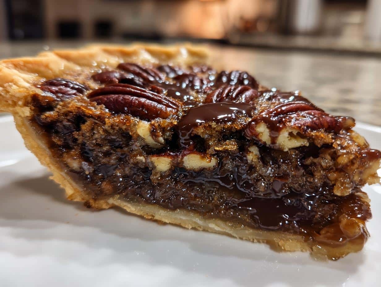 Kentucky Bourbon Pecan Pie with Chocolate Drizzle – Irresistible Bliss & 3 Pro Tips