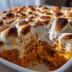 Loaded Sweet Potato Casserole with Marshmallows