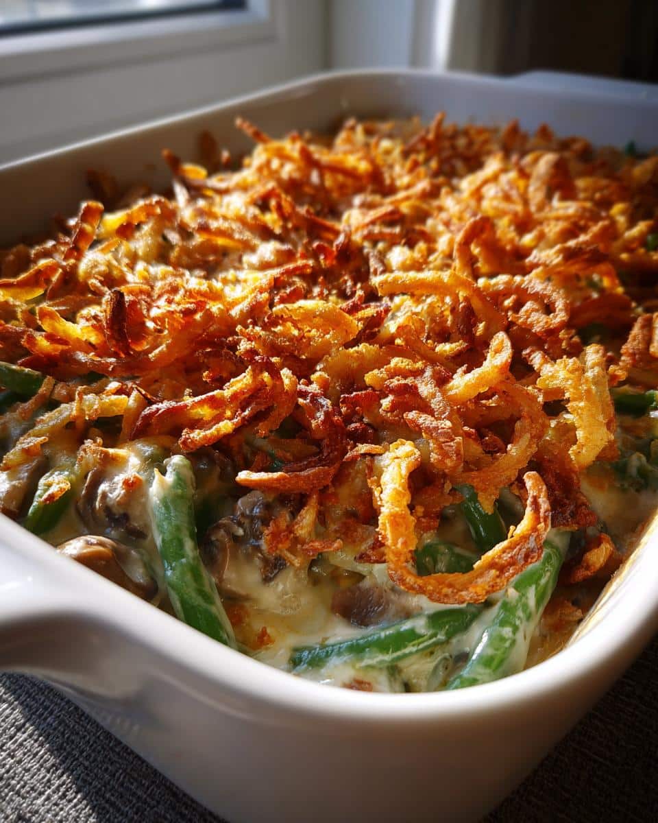Make-Ahead Thanksgiving Green Bean Casserole - detail 1