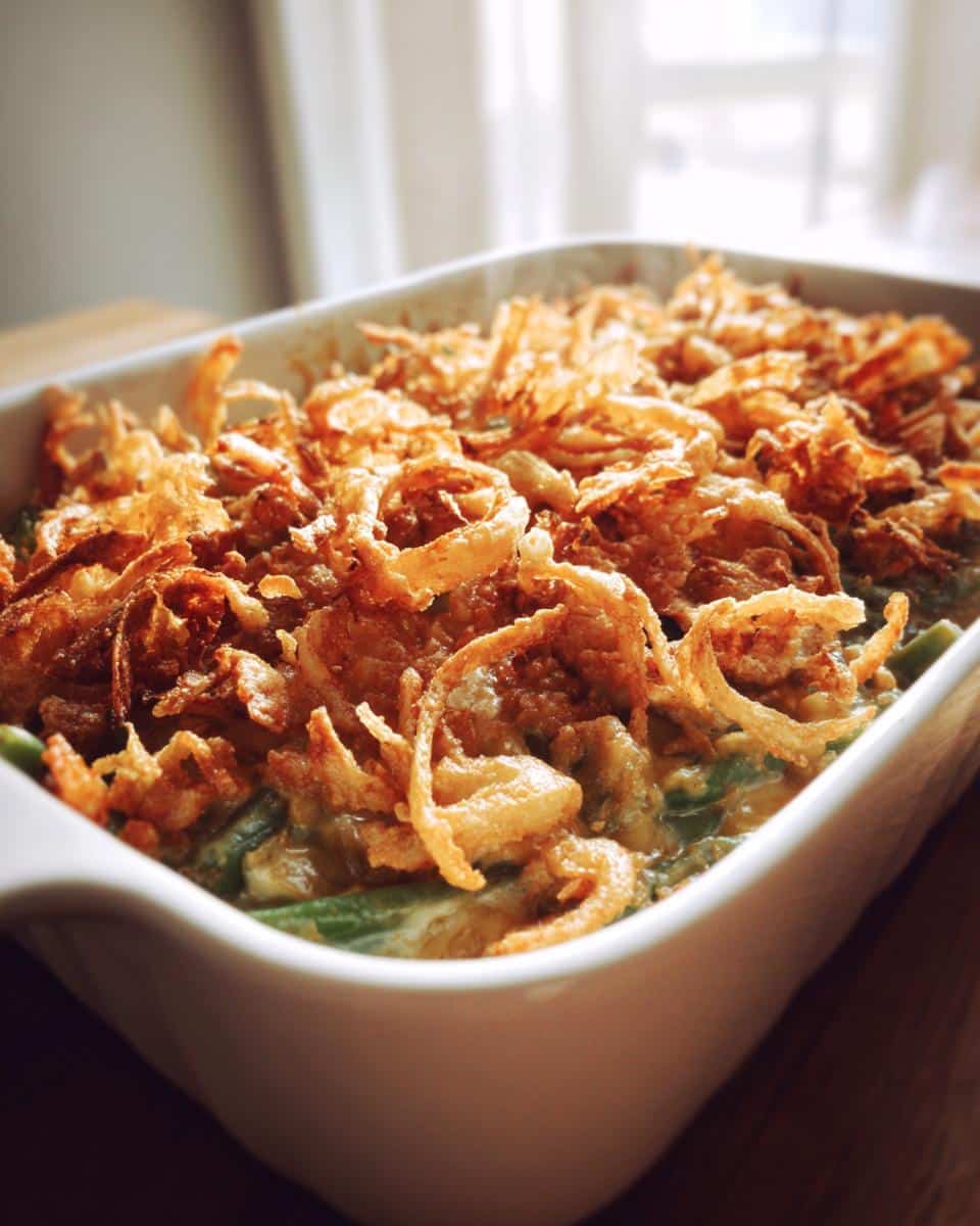 Make-Ahead Thanksgiving Green Bean Casserole - detail 2