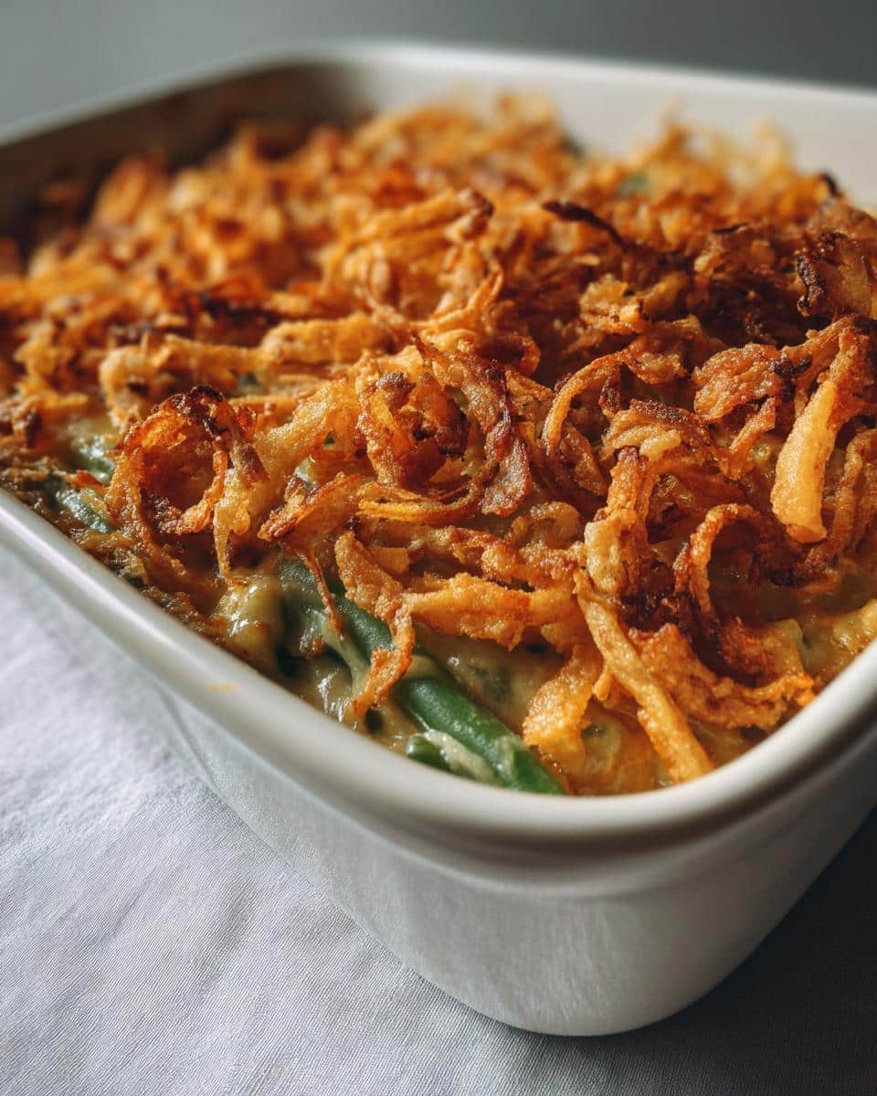 Make-Ahead Thanksgiving Green Bean Casserole - detail 3