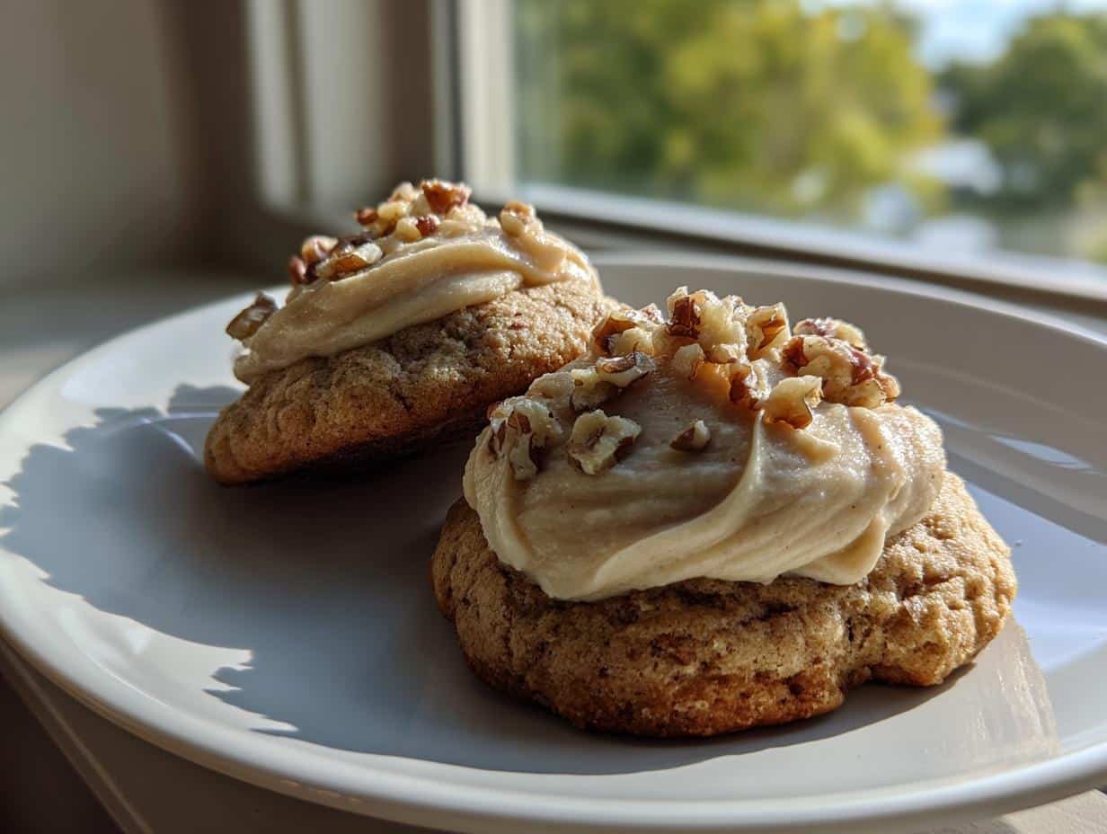 Irresistible Maple Walnut Cookies with 1 Secret Brown Butter Frosting