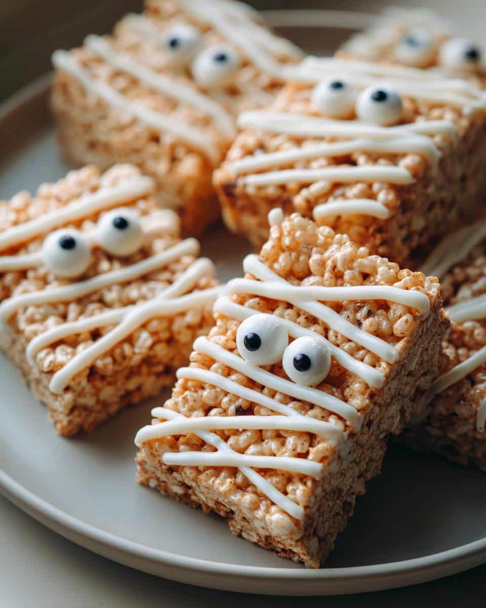 Mummy Rice Krispie Treats - detail 3
