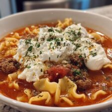 35-Minute One-Pot Lasagna Soup - Comfort in Every Bite