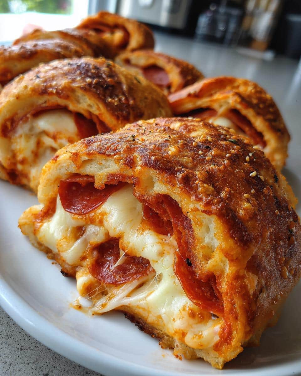 Pepperoni Pizza Rolls. - detail 1