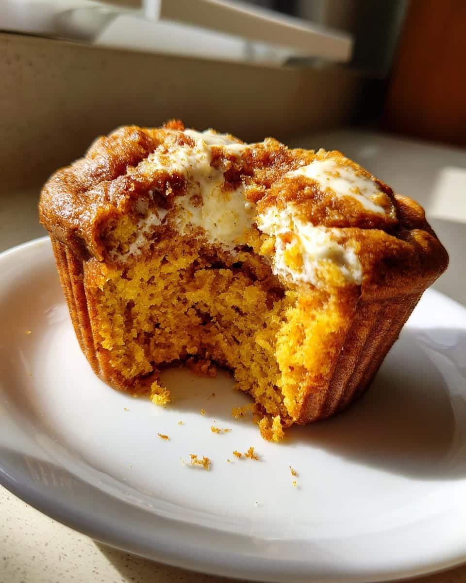 Pumpkin Cream Cheese Swirl Muffins - detail 1