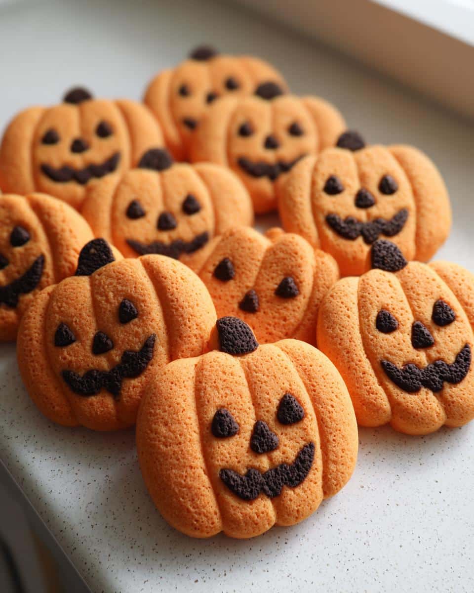 Pumpkin-Shaped Cookies. - detail 1