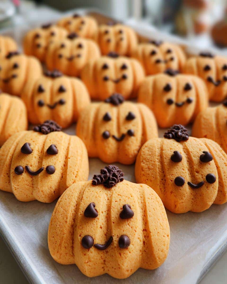 Pumpkin-Shaped Cookies. - detail 3